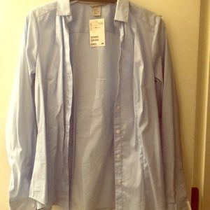 H&M BLUE BOTTON DOWN SHIRT